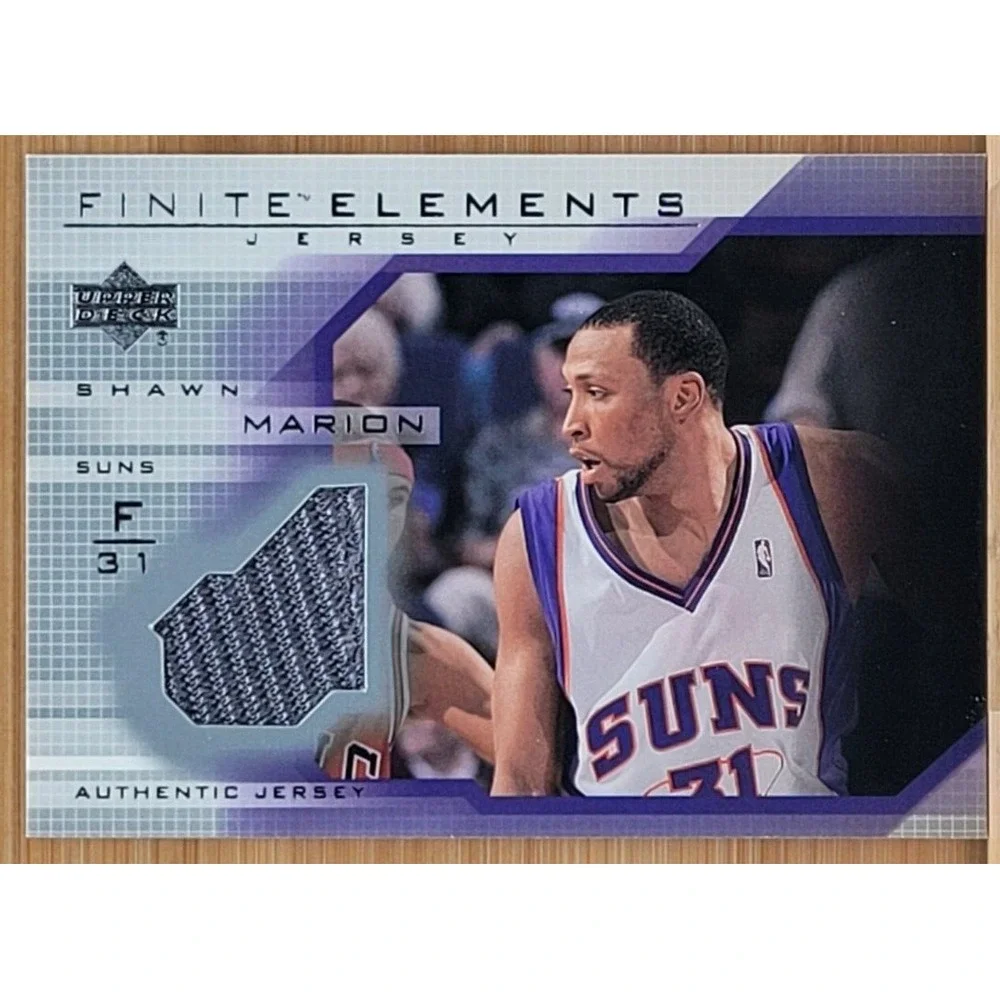 2003-04 UPPER DECK FINITE SHAWN‎ MARION GAME USED RELIC FINITE ELEMENTS SUNS